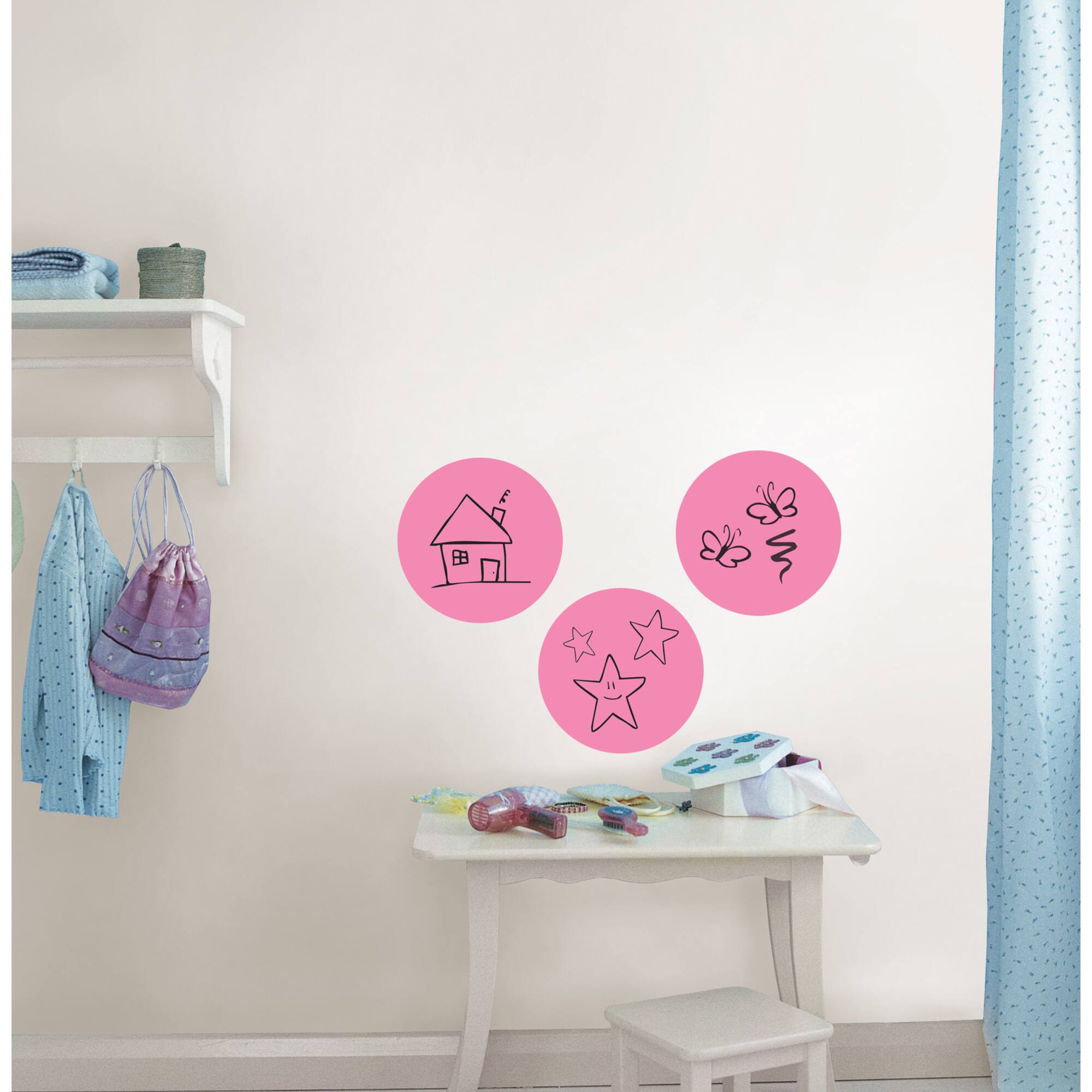 Wallpops Flirt Dry Erase Dot Decals, 6ct.